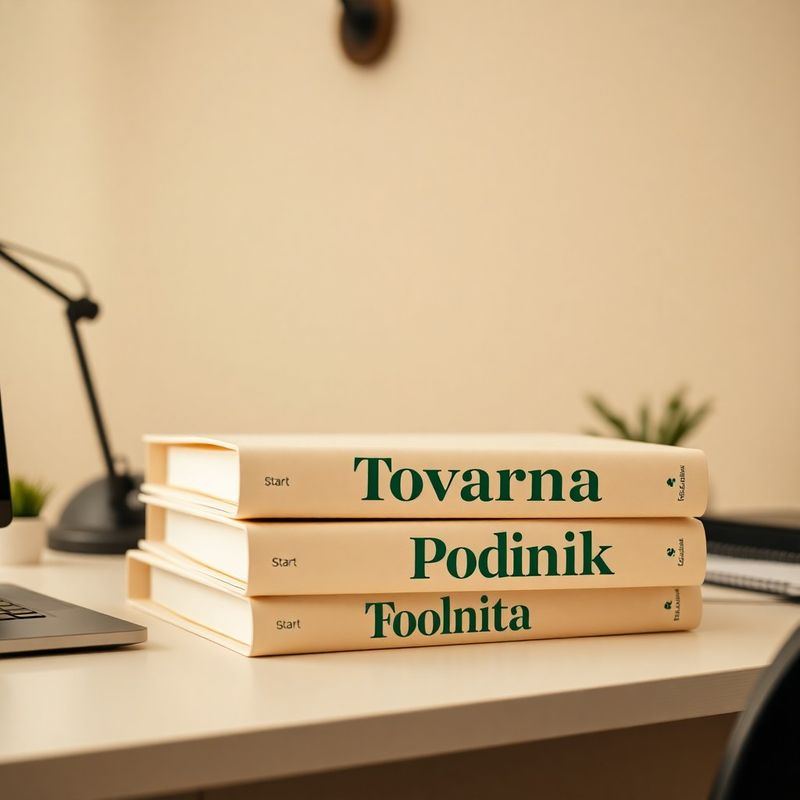 Tři složky s názvy balíčků Start, Továrna a Podnik
